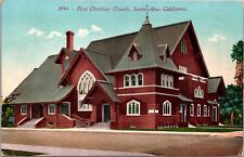 Postcard First Christian Church in Santa Ana, California picture