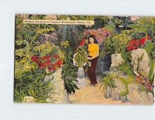 Postcard Sunken gardens at Tropical Hobbyland Miami Florida USA picture