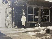1930s 40s Bongers Grocery Store Real Photo Denver CO Bike Bicycle Snapshot Vtg picture