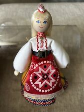 Handmade Wooden Doll from Estonia picture