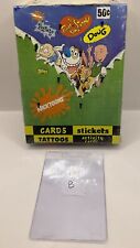 Topps 1993 NICKTOONS Cards/Stickers/Tattoos/Activity Cards Nickelodeon Sealed 👀 picture