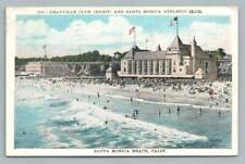 Deauville & Santa Monica Athletic Club ~ Antique Los Angeles California Beach picture