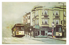 San Francisco CA Postcard Buena Vista Restaurant Trolley picture