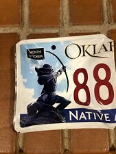 Oklahoma License Plate “88” Cigar Ashtray Trinket Dish Unique Fun Collectible picture