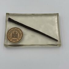 Vintage Union College Lincoln Nebraska Original Nail And Coin Paperweight picture