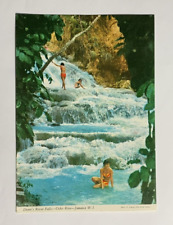 Visitors Swimming in Dunn's River Falls, Ocho Rios, Jamaica Postcard picture