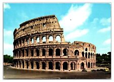 Vintage 1970s - View of The Coliseum - Rome, Italy Postcard (UnPosted) picture