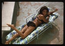 Pretty Woman Swimsuit African American 35mm Slide 1960s Kodachrome 1967 picture