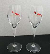 Vintage G.H. Mumm Champagne Glasses Flutes 4 fl. oz. Lot of Two (2) Pair picture