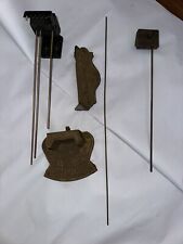 Lot Of Antique German Clock Chime Rods, Gongs, Parts picture