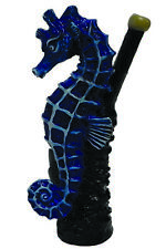 Blue Seahorse Handmade Tobacco Smoking Hand Pipe Cute Sea Animals Ocean Nautical picture