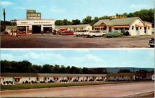 Vintage Postcard Port Motel Diner Esso Gas Port Trevorton Pennsylvania A5 picture
