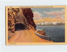 Postcard Cave Rock Tunnel Entrance Lake Tahoe Nevada USA picture