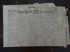 HISTORIC February 3, 1865 New York Tribune Civil War Newspaper picture