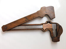 Rare Antique French Vernier Caliper Made 19th Century With Wood Case,Tool Signed picture