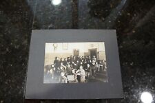 Antique Black & White Photo Cabinet Card School Classroom Fenton Central Grade 8 picture