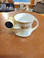 Vintage Gloria Karlovarsky Czechoslovakia Porcelain Mustache Cup & Made Rite 100 picture