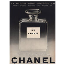 1957 Chanel No 5: Bois Des Iles Gardenia Russia Leather Vintage Print Ad picture