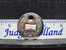 Vintage Champion Spark Plug Gap Feeler Gauge Keychain picture