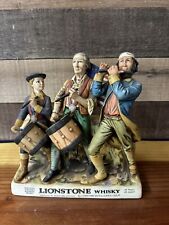 VTG Rare Lionstone  Whisky  Revolutionary War Decanter 1975 Sons Of Freedom picture