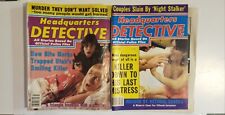 HEADQUARTERS DETECTIVE Lot of 2 MAR JULY 1982 Rough Shape Loose Cover Vol 36#2&4 picture