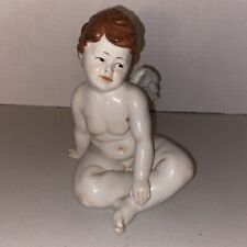 Stunning Vintage Cherub Figurine by Grupo Galos Made in Spain 8720 6” Tall & 5”W picture