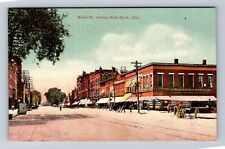 West Elyria OH-Ohio, Broad Street Looking West, Antique Vintage Postcard picture