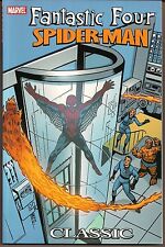 FANTASTIC FOUR SPIDER-MAN MARVEL CLASSIC SC GN TPB 1960'S- X-OVER TALES OOP NEW picture