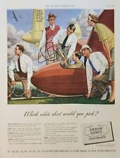 1938 Arrow shirts Sanforized Vintage Ad Which white shirt would you pick picture