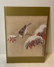Pomegranate Christmas Card MFA Boston UNUSED “Bunting and Snow-Covered Nandina” picture
