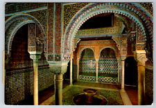1960s Granada Spain Alhambra Hall of Repose Vintage Postcard picture