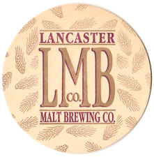 Lancaster Malt Brewing Beer Coaster Lancaster PA picture