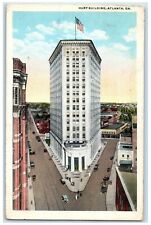 1922 Hurt Building Exterior Building Atlanta Georgia GA Vintage Antique Postcard picture