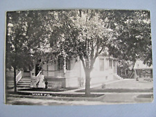 RPPC WISCONSIN DANE JEFFERSON CO 1911 NEW LONDON SCENE REAL PHOTO POSTCARD picture