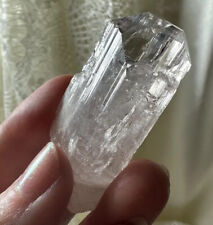 MUSEUM QUALITY DANBURITE LARGE TERMINATED ANGEL VIBRATION SYNERGY 12 CRYSTAL picture
