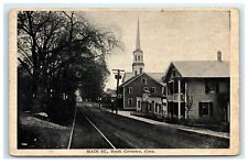 1919 South Coventry Main St. View A.M Simon Early View Postcard picture