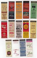 Lot of 14 Less Than Perfect FS Empty Matchbook Covers Across The USA Hotels Dine picture