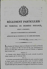 1825 printed MION-BOUCHARD regulationTribunal 1st instance Chaumont Haute-Marne picture
