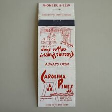 Vintage 1950s Carolina Pines Jr Los Angeles Googie Coffee Shop Matchbook Cover picture