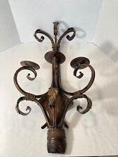 Vintage Pair of Copper Wall Sconces 27.5
