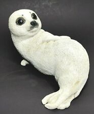 Martha Carey Baby Pup Seal Figurine -Portrait of Innocence- Solid Stone 1983 USA picture