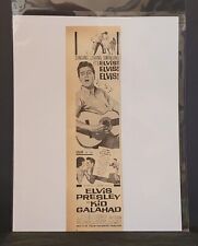 Elvis Presley As Kid Galahad United Artists Movie Theater Vintage Print Ad 1962 picture