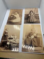 4 Theriault's Dollmasters Postcards Vintage Style Photo Children Dolls Adorable picture