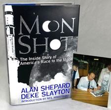 APOLLO 14 Astronaut ALAN SHEPARD Hand Signed HC Book MOON SHOT not personalized picture