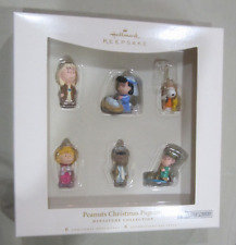 Peanuts Christmas Pageant 2006 Hallmark Miniature Ornament Set of 6 Nativity NIB picture