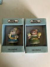 2 Vintage Kitty Cucumber Figurines picture