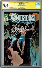 Question #9 CGC SS 9.4 (Oct 1987, DC) Denny O'Neil, Cover Signed by Denys Cowan picture