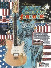 1997 Yamaha Pacifica Freedom electric guitar advertisement 8 x 11 ad print picture
