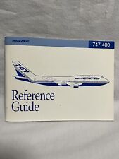 VTG Boeing 747-400 Reference Guide Booklet June 1992 Employee Training Airplane picture