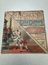 Victorian Trade Card Garland The Michigan Stove Company - Rare picture